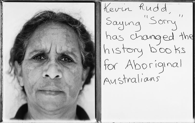 Kevin Rudd, saying "Sorry" has changed the history books for Aboriginal Australians